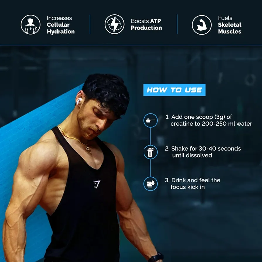 Wellcore - Pure Micronised Creatine Monohydrate | Unflavoured (100gm, 33 Servings) - Image 4